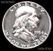 1954 Franklin Silver Half Dollar GEM PROOF 1954 Franklin Half Dollar