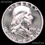 1961 Franklin Silver Half Dollar GEM PROOF 1961 Franklin Half Dollar