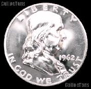 1962 Franklin Silver Half Dollar GEM PROOF 1962 Franklin Half Dollar