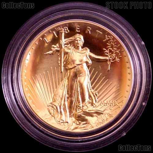 2009 UHR Ultra High Relief Double Eagle Gold Coin in Original US Mint Display Box