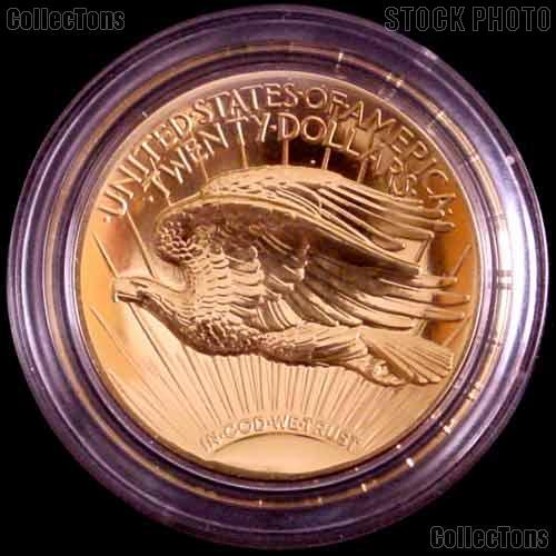 2009 UHR Ultra High Relief Double Eagle Gold Coin in Original US Mint Display Box