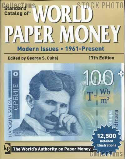 Krause Standard Catalog of World Paper Money Modern Issues 1961-Present 17th Edition by Cujah - Paperback