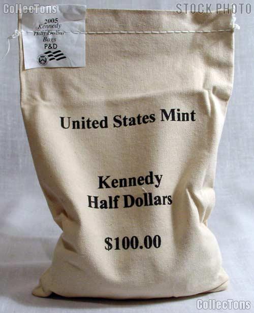 2005-P BU Kennedy Half Dollar Roll - 20 Coins