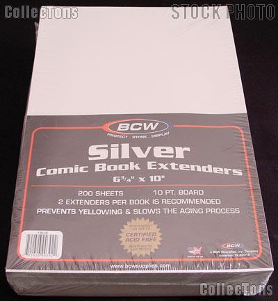 Silver Age Comic Book Extenders - Pack of 200 by BCW