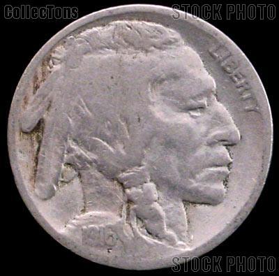 1916-S Buffalo Nickel G-4 or Better Indian Head Nickel