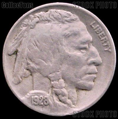 1928-D Buffalo Nickel G-4 or Better Indian Head Nickel