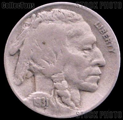 1931-S Buffalo Nickel G-4 or Better Indian Head Nickel