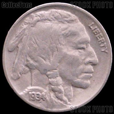 1934 Buffalo Nickel G-4 or Better Indian Head Nickel