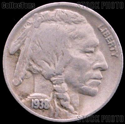 1938-D Buffalo Nickel G-4 or Better Indian Head Nickel