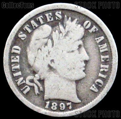 1897-S Barber Dime G-4 or Better Liberty Head Dime