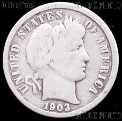 1903 Barber Dime G-4 or Better Liberty Head Dime