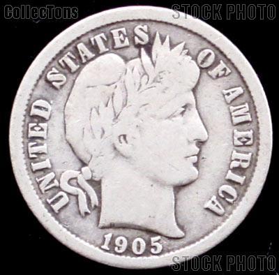 1905-S Barber Dime G-4 or Better Liberty Head Dime