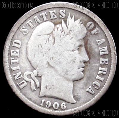 1906-O Barber Dime G-4 or Better Liberty Head Dime