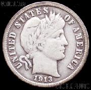 1913 Barber Dime G-4 or Better Liberty Head Dime