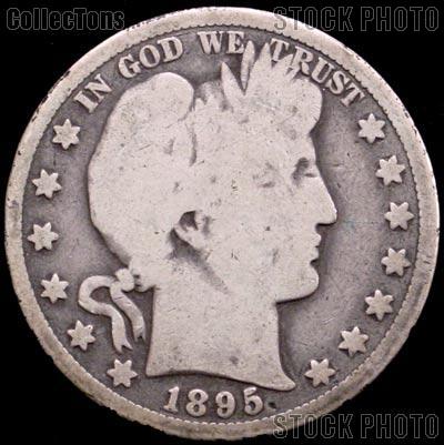 1895-O Barber Half Dollar G-4 or Better Liberty Head Half Dollar