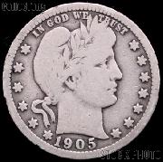 1905 Barber Quarter G-4 or Better Liberty Head Quarter