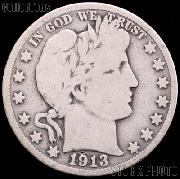 1913-S Barber Half Dollar G-4 or Better Liberty Head Half Dollar