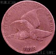 1858 Flying Eagle Cent LARGE LETTERS G-4 or Better Flying Eagle Penny