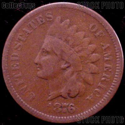 1876 Indian Head Cent Variety 3 Bronze G-4 or Better Indian Penny