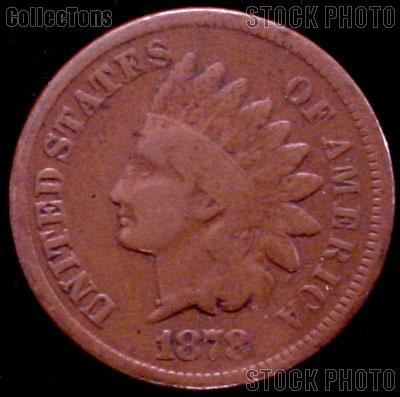 1878 Indian Head Cent Variety 3 Bronze G-4 or Better Indian Penny