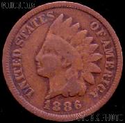 1886 Indian Head Cent Variety 3 Bronze G-4 or Better Indian Penny