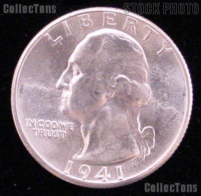 1941 Washington Silver Quarter Gem BU (Brilliant Uncirculated)* GEM BU for Album *