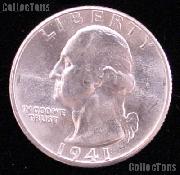 1941-D Washington Silver Quarter Gem BU (Brilliant Uncirculated)