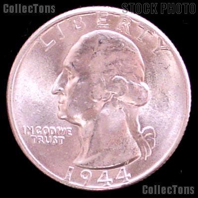 1944 Washington Silver Quarter Gem BU (Brilliant Uncirculated)