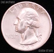 1947-D Washington Silver Quarter Gem BU (Brilliant Uncirculated)