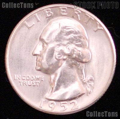 1952-D Washington Silver Quarters - BU from Original Roll