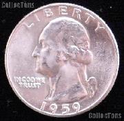1959 Washington Silver Quarter Gem BU (Brilliant Uncirculated)
