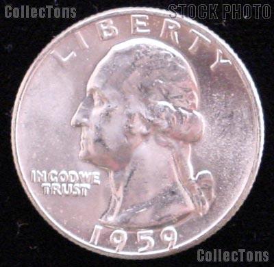 1959-D Washington Silver Quarter Gem BU (Brilliant Uncirculated)