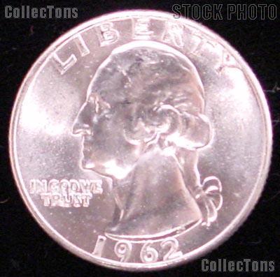 1962 Washington Silver Quarter Gem BU (Brilliant Uncirculated)