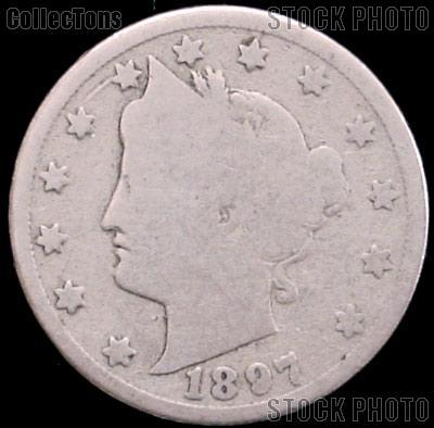 1897 Liberty Head V Nickel G-4 or Better