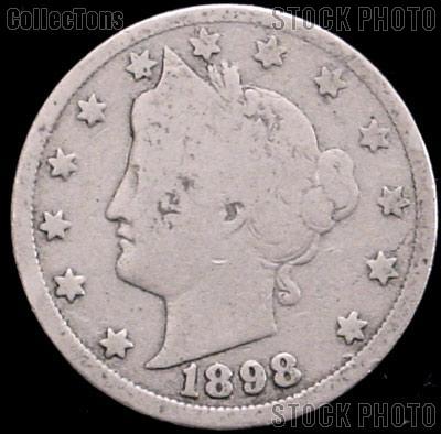 1898 Liberty Head V Nickel G-4 or Better