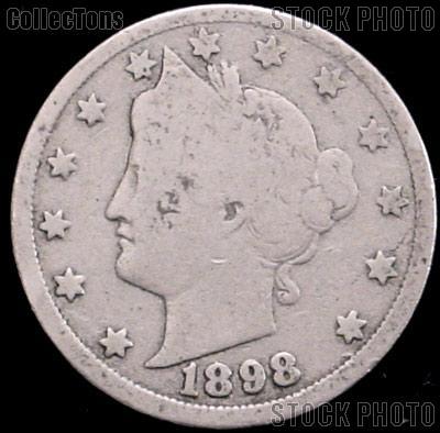 1898 Liberty Head V Nickel G-4 or Better