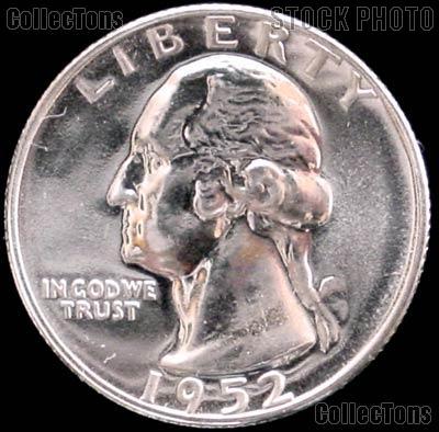 1952 Washington Quarter SILVER PROOF 1952 Quarter Proof Coin