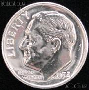 1952 Roosevelt Dime SILVER PROOF 1952 Dime Silver Coin