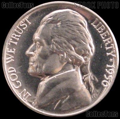 1950 Jefferson Nickel PROOF Coin 1950 Proof Nickel Coin