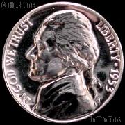 1953 Jefferson Nickel PROOF Coin 1953 Proof Nickel Coin