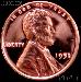 1951 Wheat Penny Lincoln Wheat Cent Gem PROOF RED