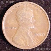 1910 Wheat Penny Lincoln Wheat Cent Circulated G-4 or Better