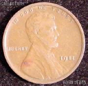 1911 Wheat Penny Lincoln Wheat Cent Circulated G-4 or Better