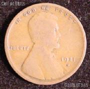 1911-D Wheat Penny Lincoln Wheat Cent Circulated G-4 or Better