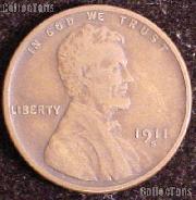 1911-S Wheat Penny Lincoln Wheat Cent Circulated G-4 or Better RARE DATE