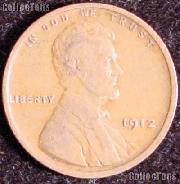 1912 Wheat Penny Lincoln Wheat Cent Circulated G-4 or Better