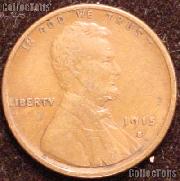 1915-S Wheat Penny Lincoln Wheat Cent Circulated G-4 or Better RARE DATE