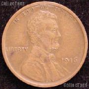 1916 Wheat Penny Lincoln Wheat Cent Circulated G-4 or Better