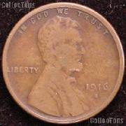 1916-S Wheat Penny Lincoln Wheat Cent Circulated G-4 or Better