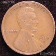 1917-D Wheat Penny Lincoln Wheat Cent Circulated G-4 or Better